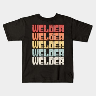 WELDER | Vintage 70s Text Kids T-Shirt